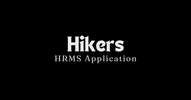 This is the cover image of the project titled Hikers. It shows the title and the type of the project.