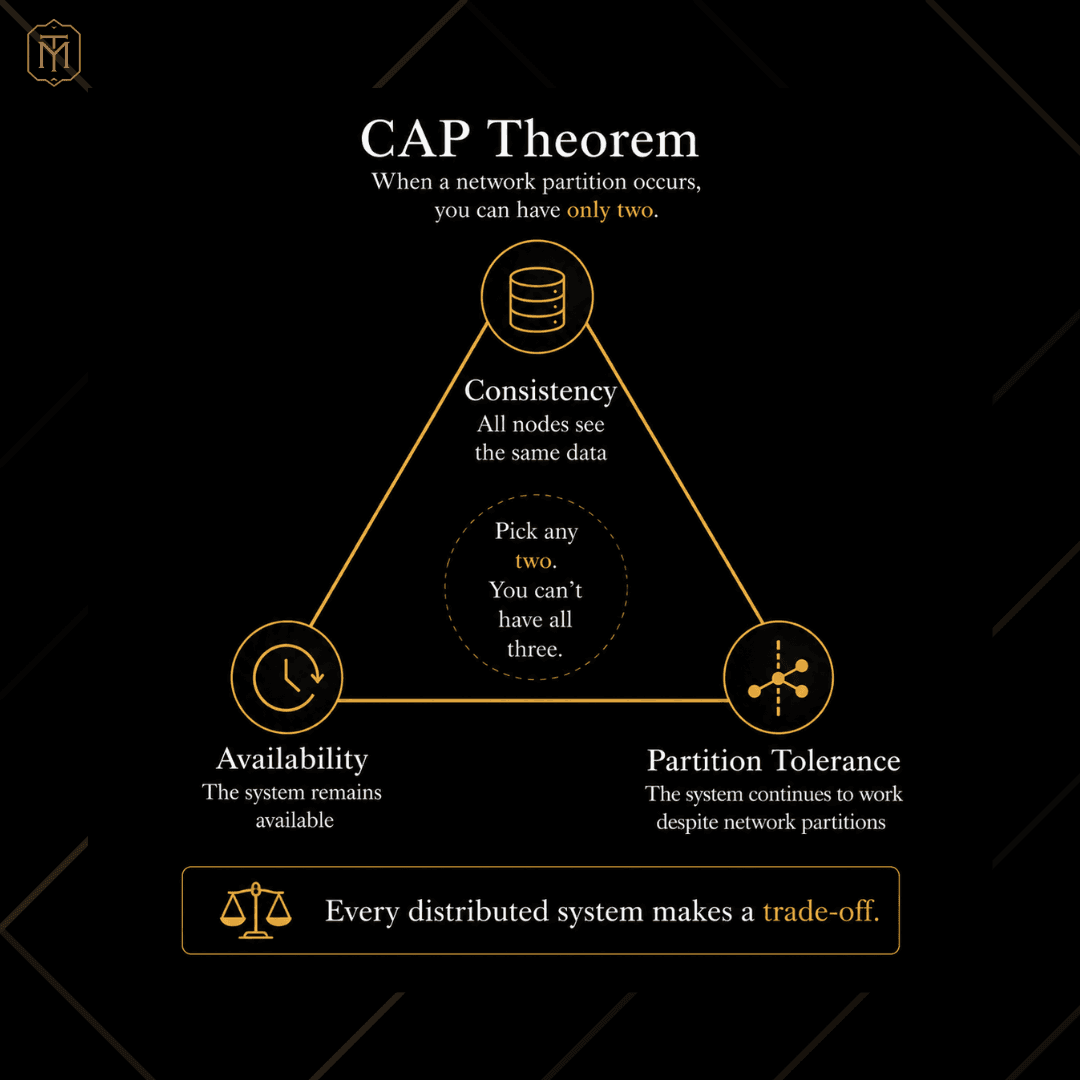 This is the image explaining CAP Theorem using Netflix and Uber.